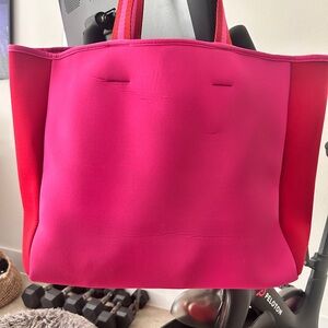 Summersalt Vibrant Pink and Red Tote